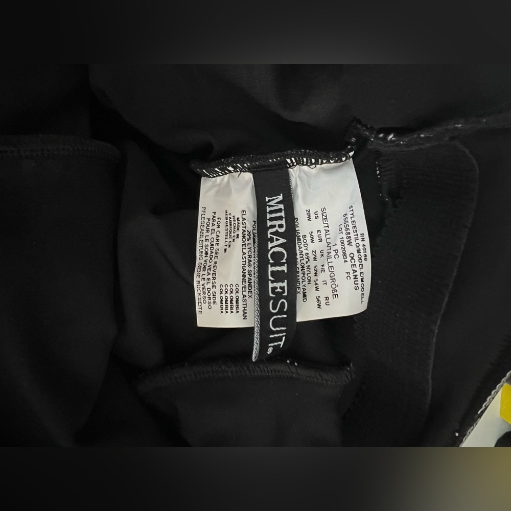 MIRACLE-SUIT plus size slimming tummy control linked Oceanus swimsuit - Picture 4 of 5